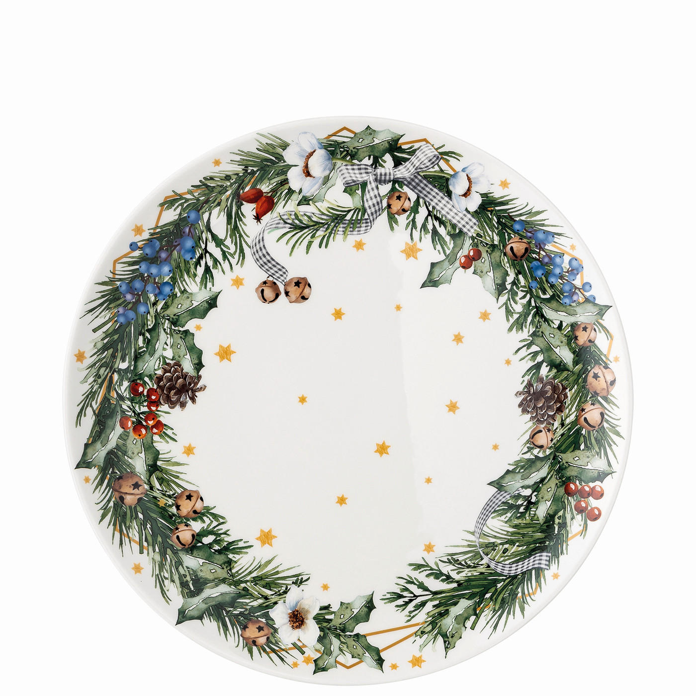 PLADENJ ZA PECIVO  Sammelserie 2024  keramika        28/28/3 cm  - gozdno zelena, Basics, keramika (28/28/3cm) - Hutschenreuther