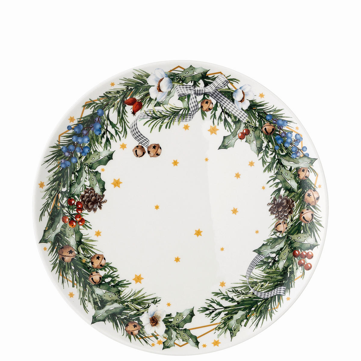 PLADENJ ZA PECIVO  Sammelserie 2024  keramika        28/28/3 cm  - gozdno zelena, Basics, keramika (28/28/3cm) - Hutschenreuther