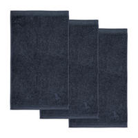 FROTTIERSET Dunkelgrau 3-teilig  - Dunkelgrau, Basics, Textil (30/50cm) - Moeve