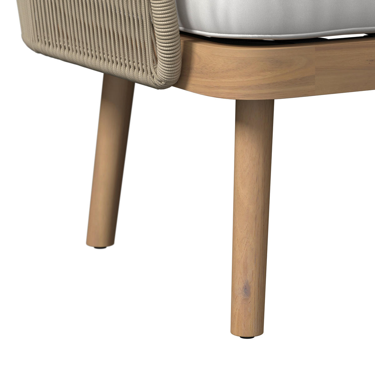 DINING-LOUNGESET  - Beige/Akaziefarben, Natur, Holz (208/208cm) - Ambia Garden