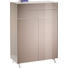 HIGHBOARD lackiert Braun - Alufarben/Braun, Design, Metall (101/144/46cm) - JOOP!