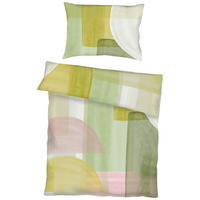 BETTWÄSCHE Jahreskollektion Makosatin 140/200 cm  - Limette, Design, Textil (140/200cm) - Kaeppel