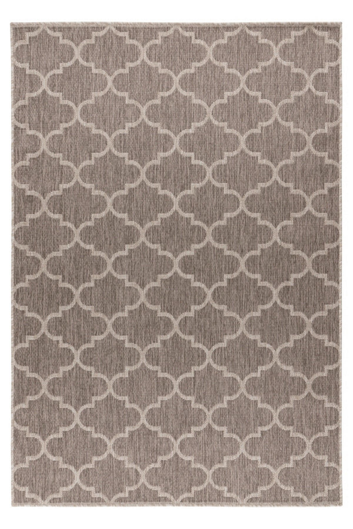 TEPIH ZA SPOLJNU UPOTREBU  sivobraon     - sivobraon, Osnovno, tekstil (60/110cm)