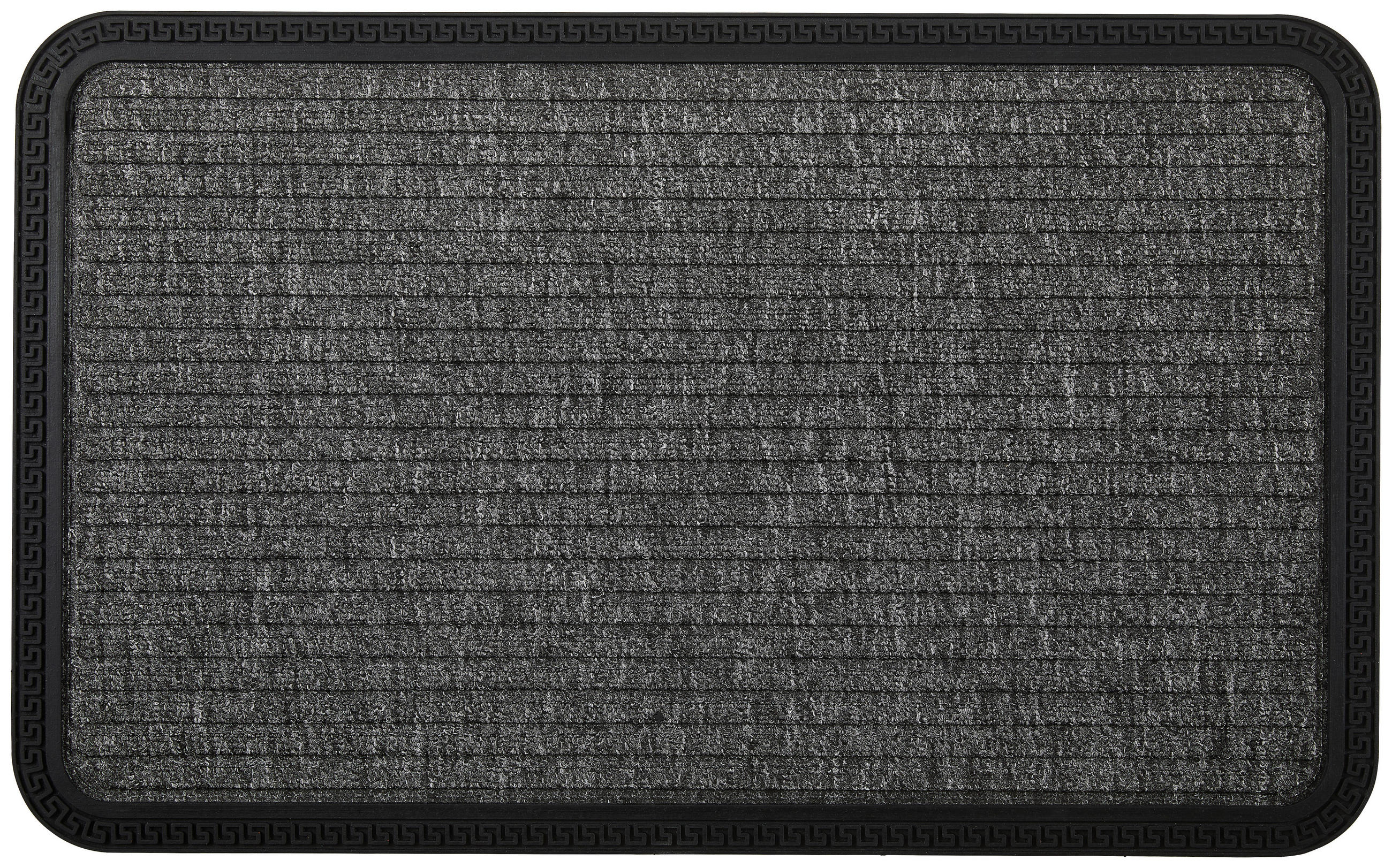 FUßMATTE 50/80 cm Border Star  - Grau, KONVENTIONELL, Textil (50/80cm) - Esposa
