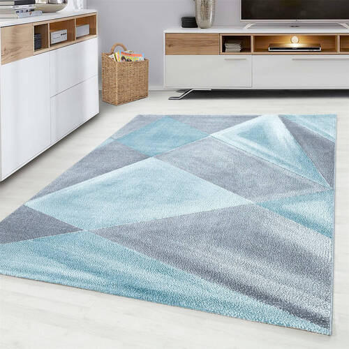 WEBTEPPICH 160/230 cm Beta Blau  - Blau, Basics, Textil (160/230cm) - Novel