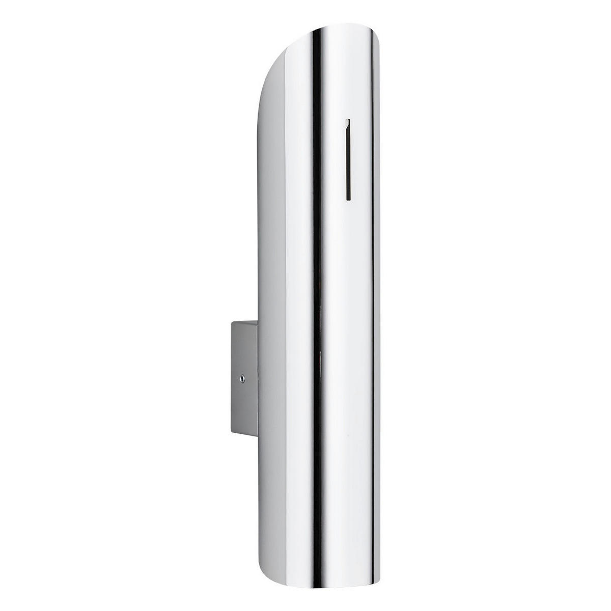 WANDLEUCHTE Argon Akron 24,5/8/5,5 cm   - Chromfarben, Design, Metall (24,5/8/5,5cm)