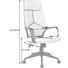 VRTLJIVI STOL kovina, tekstil, umetna masa črna, svetlo siva - črna/svetlo siva, Design, kovina/umetna masa (63/114-124/63cm) - Carryhome