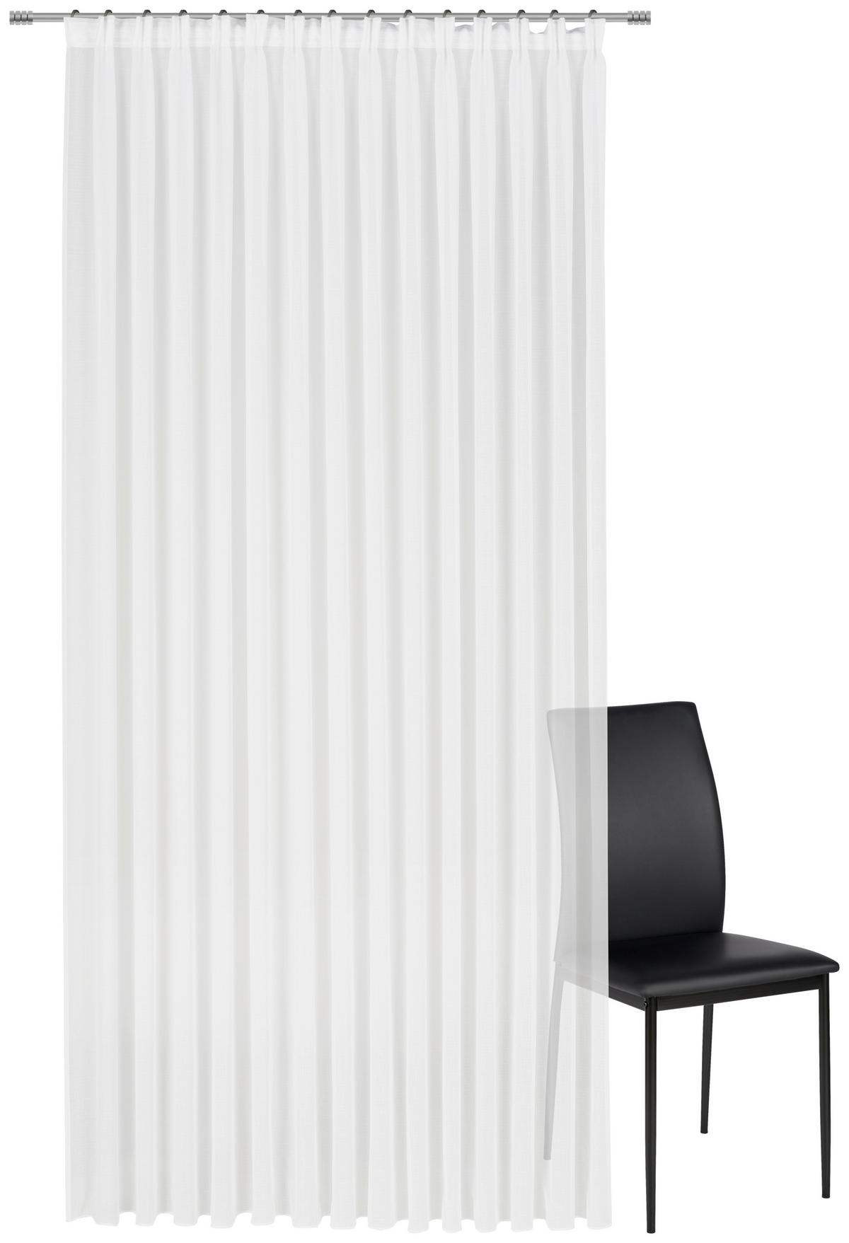 FERTIGSTORE  transparent  300/225 cm   - Weiß, Basics, Textil (300/225cm) - Esposa