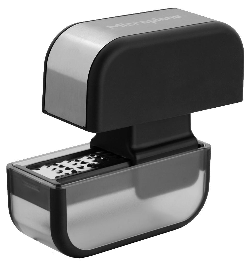 KNOBLAUCHSCHNEIDER  - Transparent/Schwarz, Basics, Kunststoff/Metall (7,8/9,1/4cm) - MICROPLANE