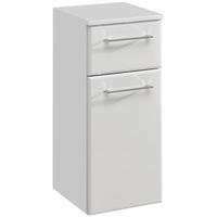 UNTERSCHRANK 30/72/33 cm   - Chromfarben/Weiß Hochglanz, Basics, Glas/Holzwerkstoff (30/72/33cm) - Pelipal