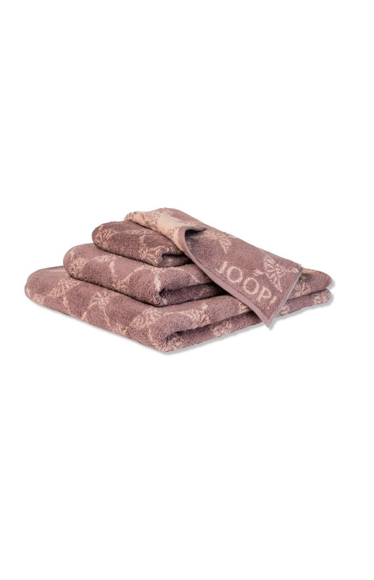 HANDTUCHSET JOOP! CLASSIC Rosa 2-teilig  - Rosa, Basics, Textil (100/50cm) - Joop! Living