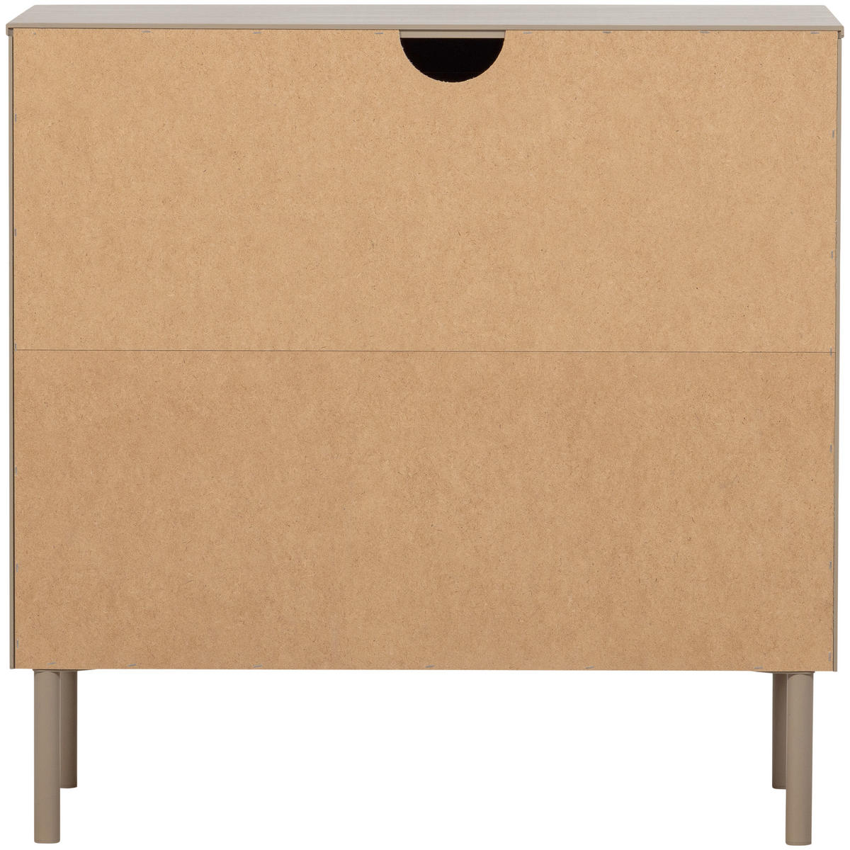 KOMMODE Gunnar  in 94/93/52 cm  - Schlammfarben/Schwarz, Design, Holz/Metall (94/93/52cm) - Livetastic