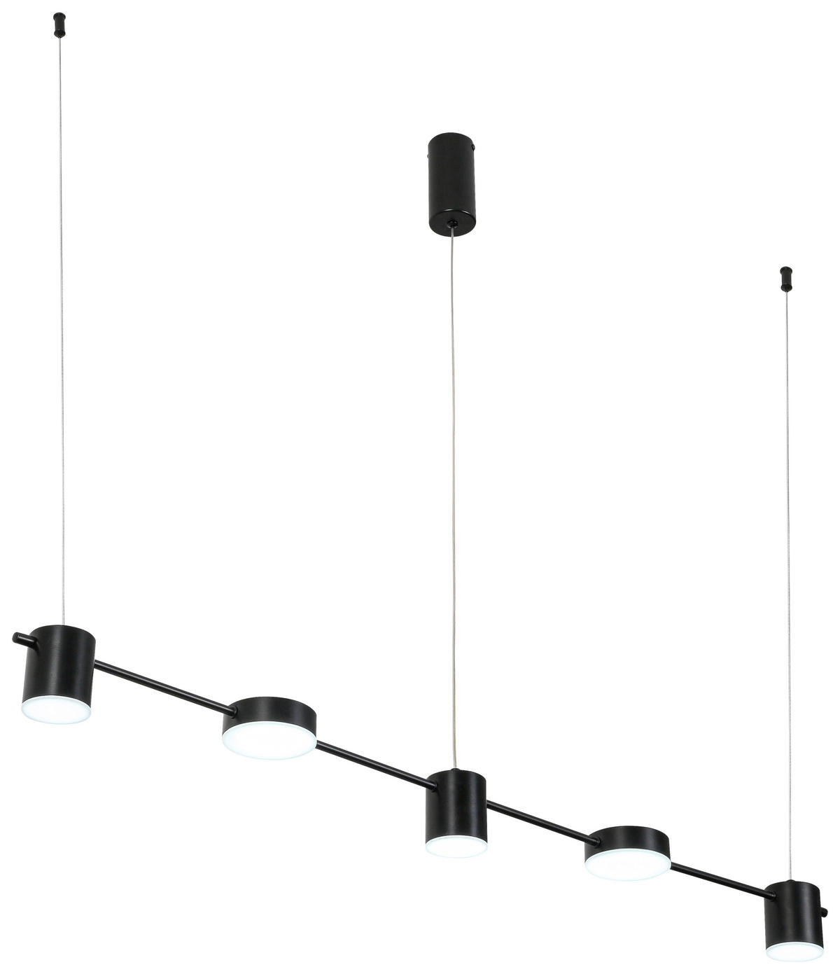 HÄNGELEUCHTE 117,6/9,8/100 cm  - Schwarz, Design, Kunststoff/Metall (117,6/9,8/100cm) - Collet's Monde