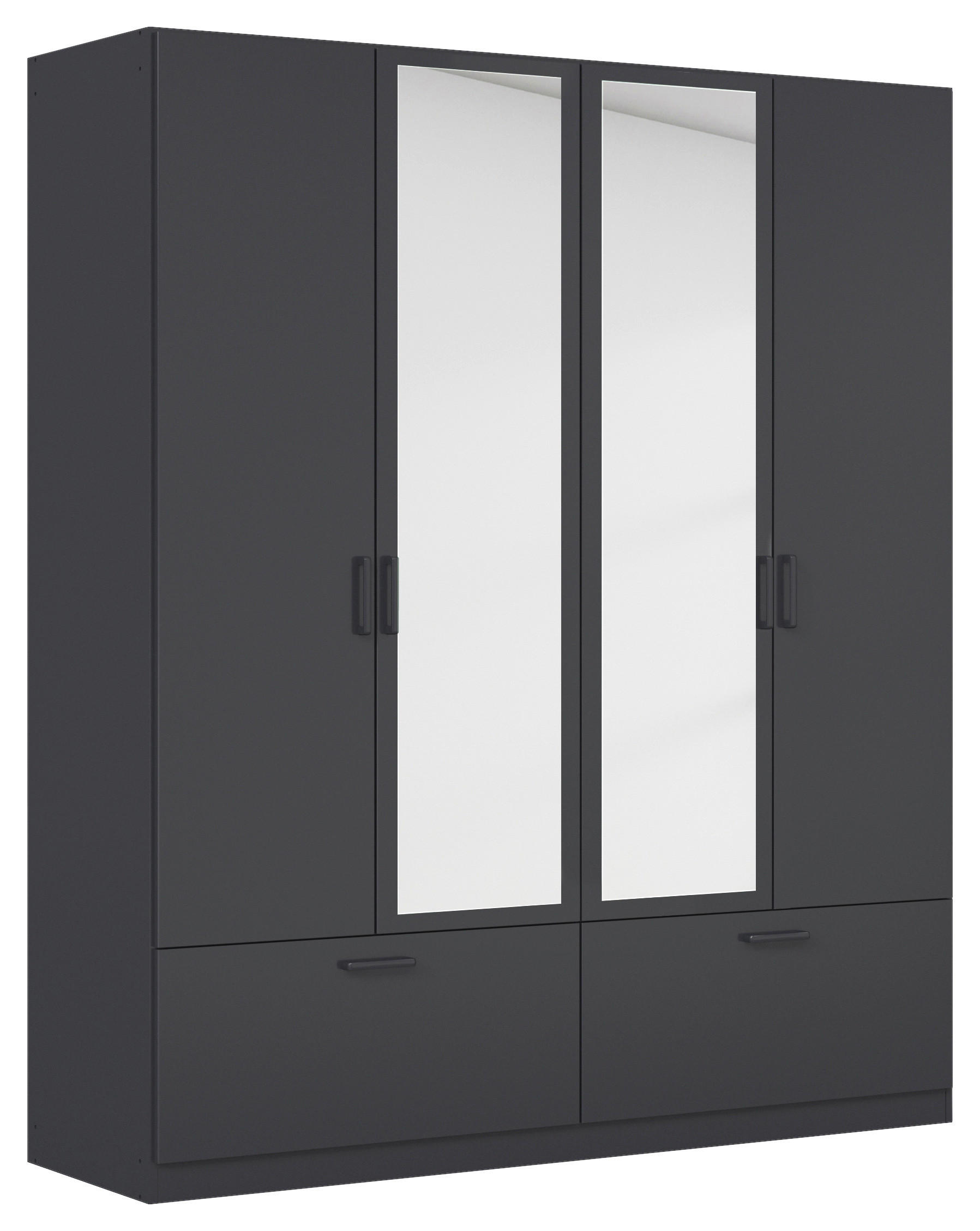 KLEIDERSCHRANK in Grau  - Grau, Basics, Holzwerkstoff/Metall (181/210/54cm) - Boxxx
