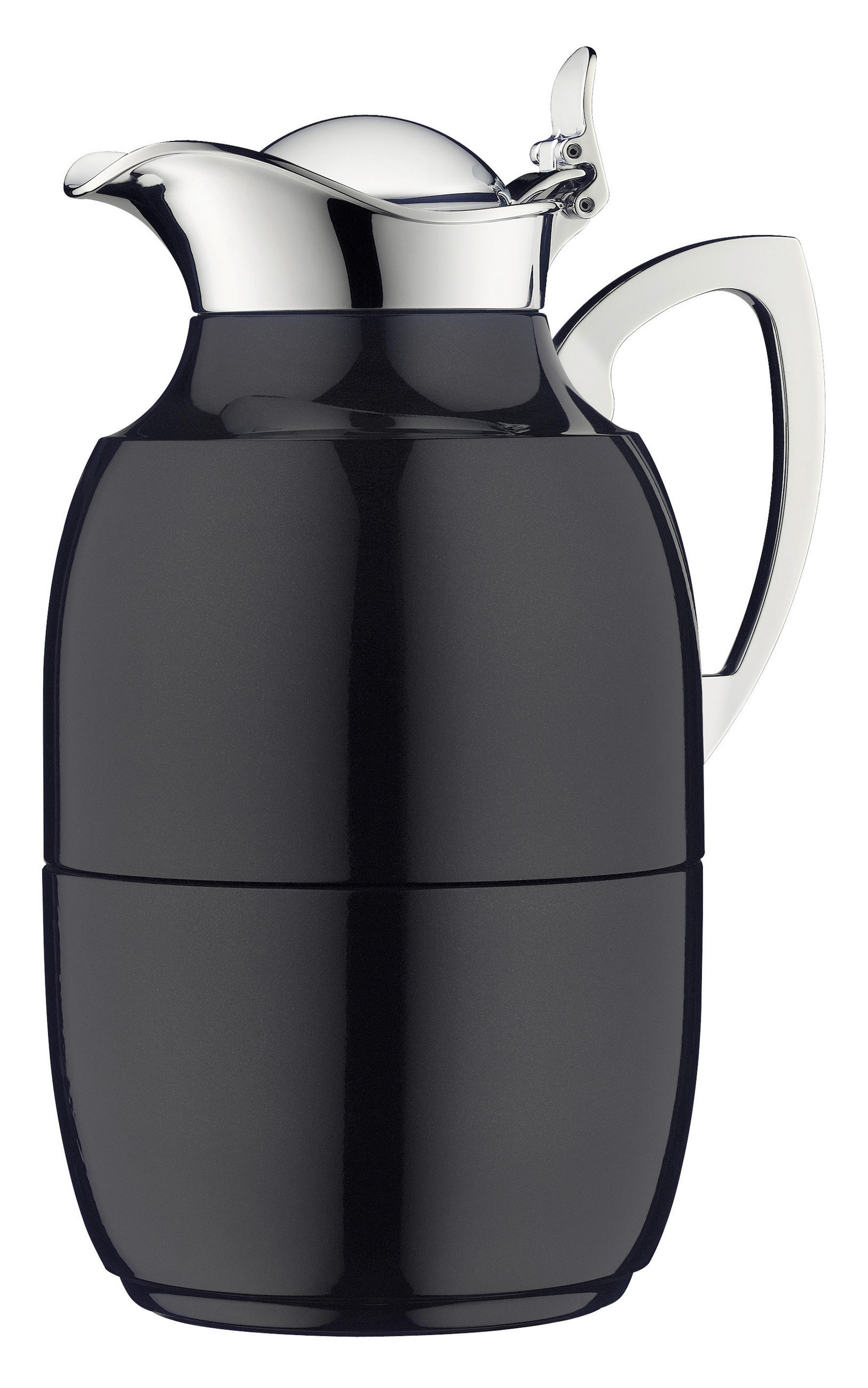 ISOLIERKANNE JUWEL 1 L  - Schwarz, Design, Metall (1,0l) - Alfi