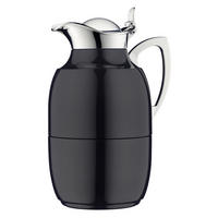 ISOLIERKANNE JUWEL 1 L  - Schwarz, Design, Metall (1,0l) - Alfi