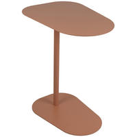 BEISTELLTISCH 53/38/60 cm Orange Freiform  - Orange, Basics, Metall (53/38/60cm) - Novel
