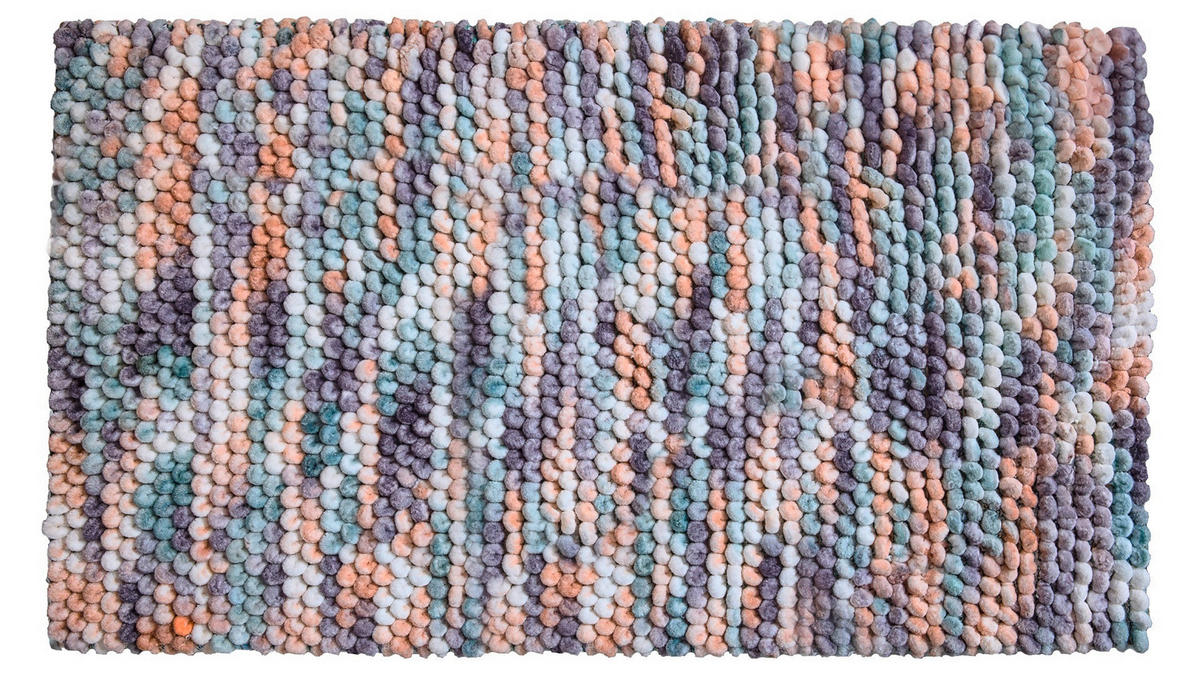 BADEMATTE Multicolor 70/120 cm  - Multicolor, KONVENTIONELL, Kunststoff/Textil (70/120cm) - Grund