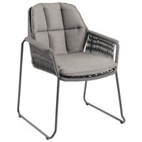 STAPELSESSEL in Metall, Textil Grau  - Anthrazit/Grau, Basics, Textil/Metall (66/87/64cm) - Tierra Outdoor