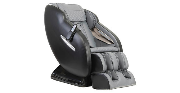 MASSAGESESSEL in Textil Grau, Schwarz - Schwarz/Grau, Design, Textil (75/117/160cm) - Cantus