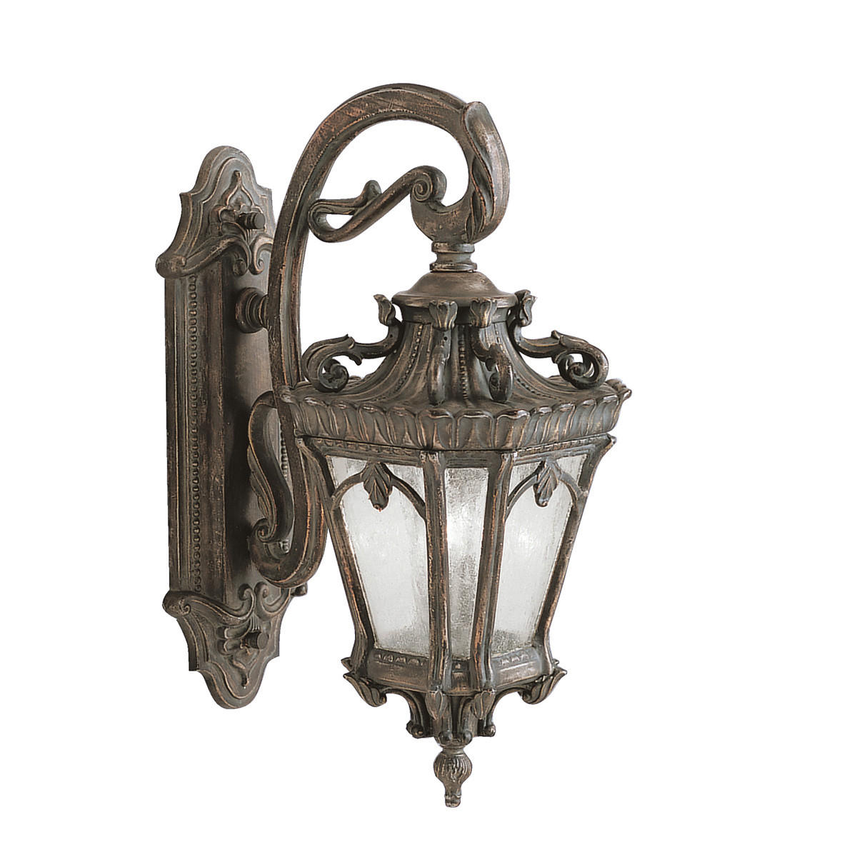 AUSSENWANDLEUCHTE - Dunkelbraun, Konventionell, Glas/Metall (25,4/37,5/61cm) - Elstead Lighting