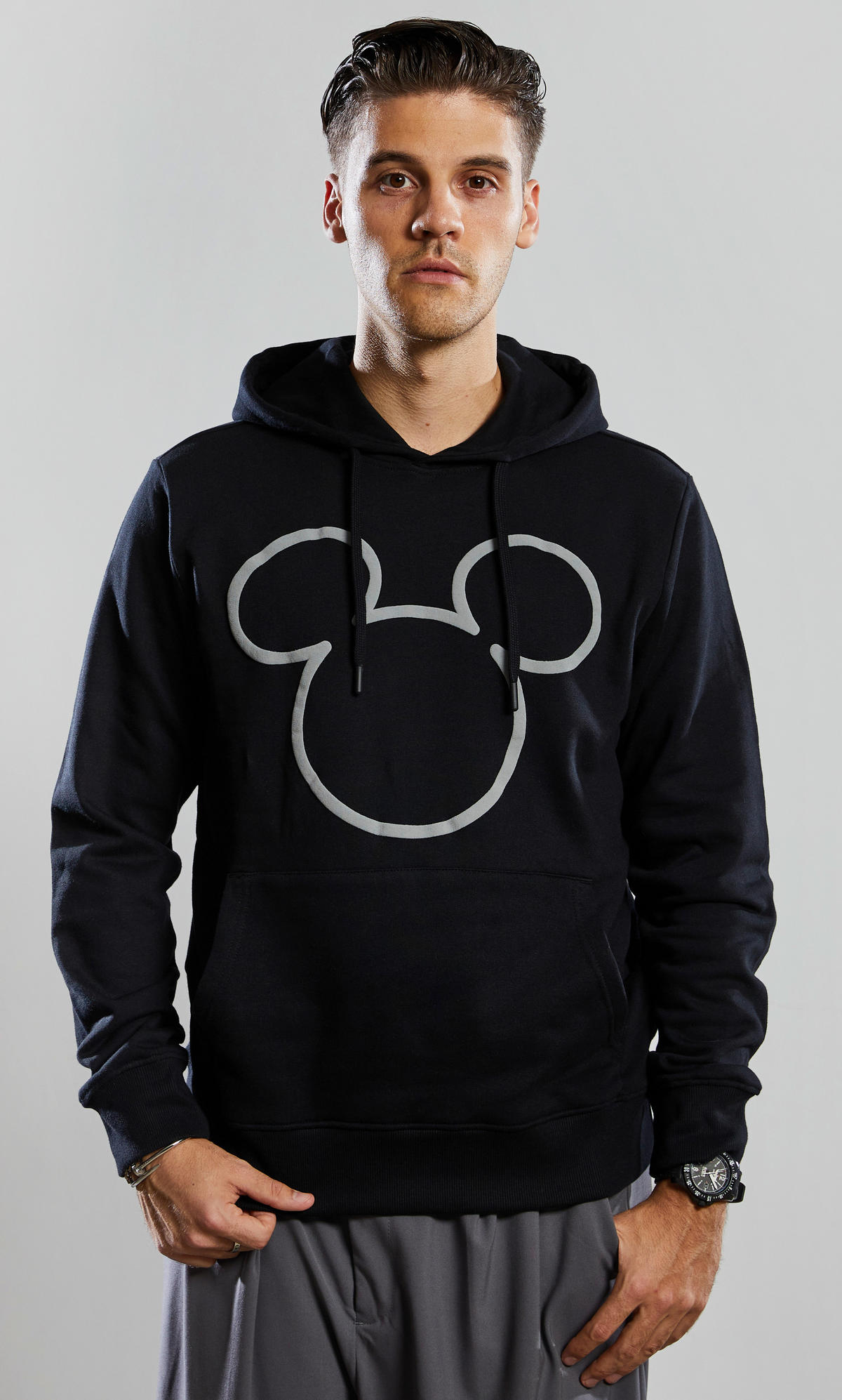 PULLOVER - Schwarz, Basics, Textil (Mnull) - Disney
