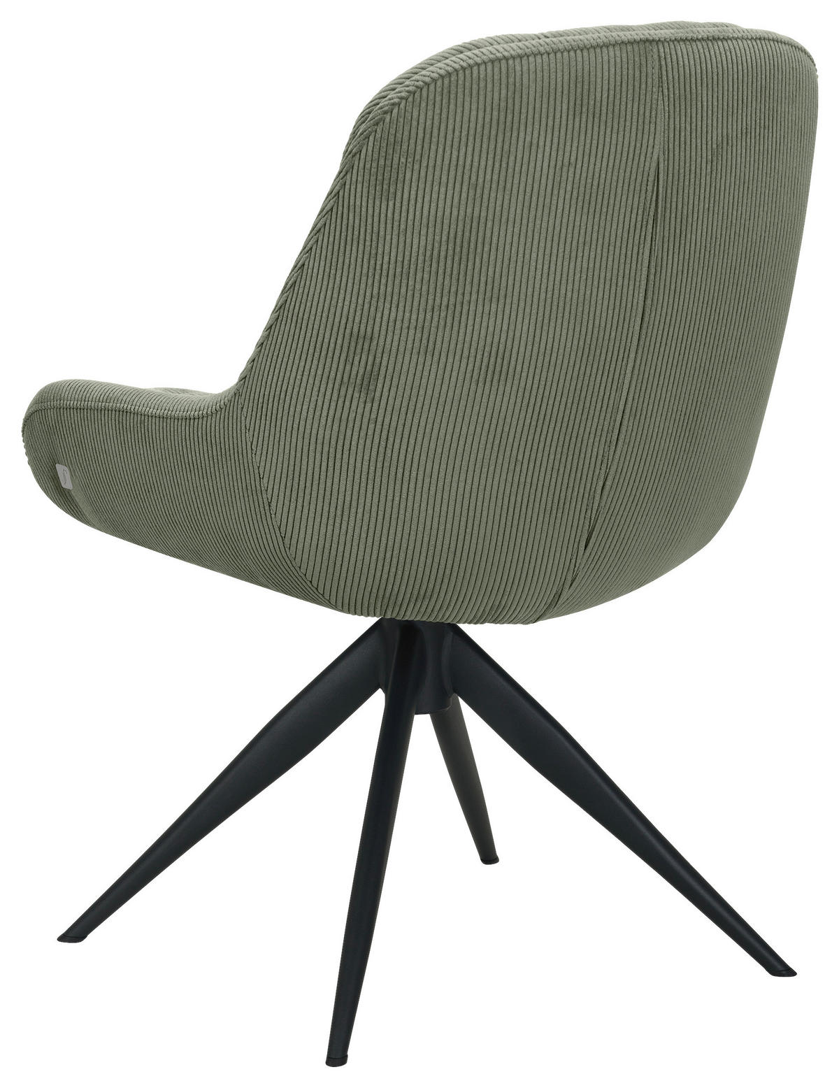 STUHL - Schwarz/Grün, Design, Textil/Metall (58/85/70cm) - Johann Jakob