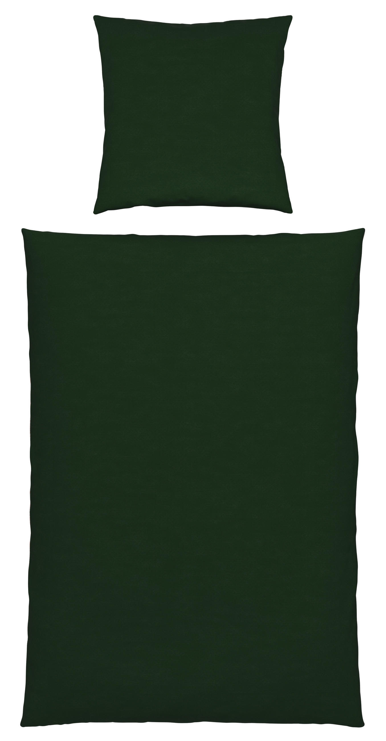 BETTWÄSCHE Renforcé 135/200 cm  - Dunkelgrün, Textil (135/200cm) - Esposa