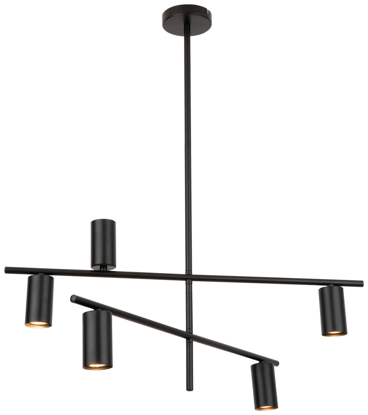 HÄNGELEUCHTE 80/80/86 cm   - Schwarz, Design, Metall (80/80/86cm) - Collet's Monde