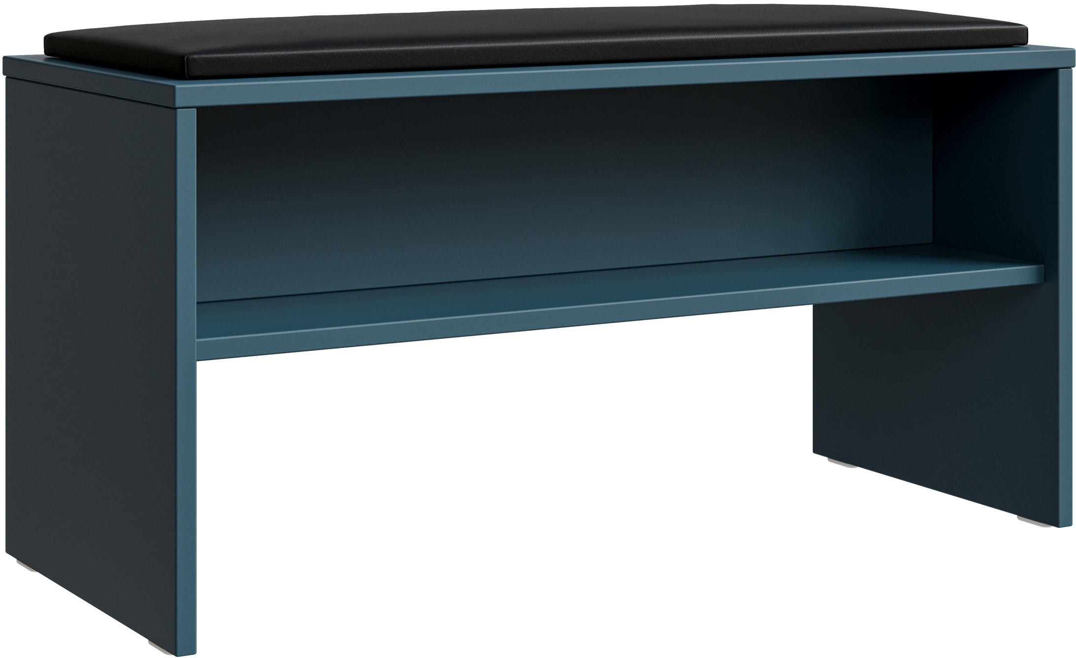 SITZBANK 90/48/40 cm Blau, Schwarz  - Blau/Schwarz, Basics, Textil (90/48/40cm) - Sadena