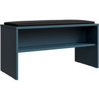 SITZBANK 90/48/40 cm Blau, Schwarz  - Blau/Schwarz, Basics, Textil (90/48/40cm) - Sadena