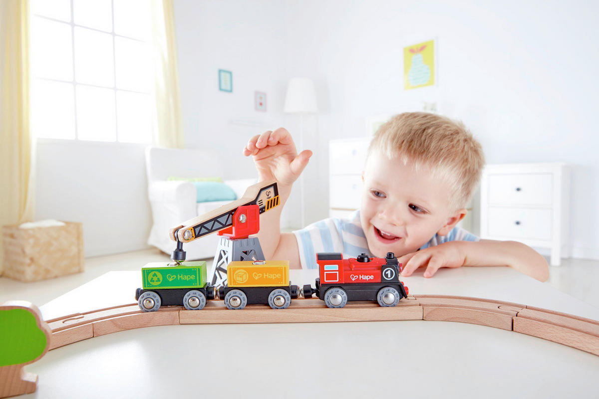 EISENBAHNZUBEHÖR - Multicolor, Basics, Holz/Kunststoff (50,0/40,0/40,0cm) - Hape