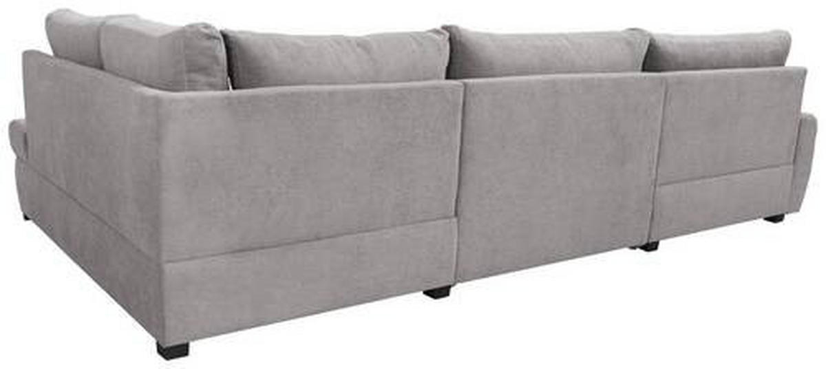 ECKSOFA in Velours Fango  - Chromfarben/Fango, Design, Kunststoff/Textil (174/322/173cm) - Livetastic
