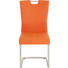 SCHWINGSTUHL Lederlook Edelstahlfarben, Orange - Edelstahlfarben/Weiß, Design, Textil/Metall (46/98/53cm) - Dieter Knoll SCHWINGSTUHL Lederlook Edelstahlfarben, Orange - Edelstahlfarben/Weiß, Design, Textil/Metall (46/98/53cm) - Dieter Knoll