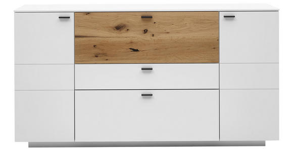 SIDEBOARD 178,8/95/49,2 cm - Edelstahlfarben/Eichefarben, MODERN, Holz/Holzwerkstoff (178,8/95/49,2cm) - Dieter Knoll