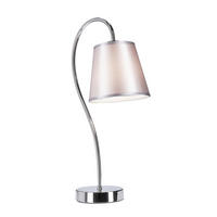 TISCHLEUCHTE 23/15/46 cm   - Chromfarben, Basics, Kunststoff/Metall (23/15/46cm)