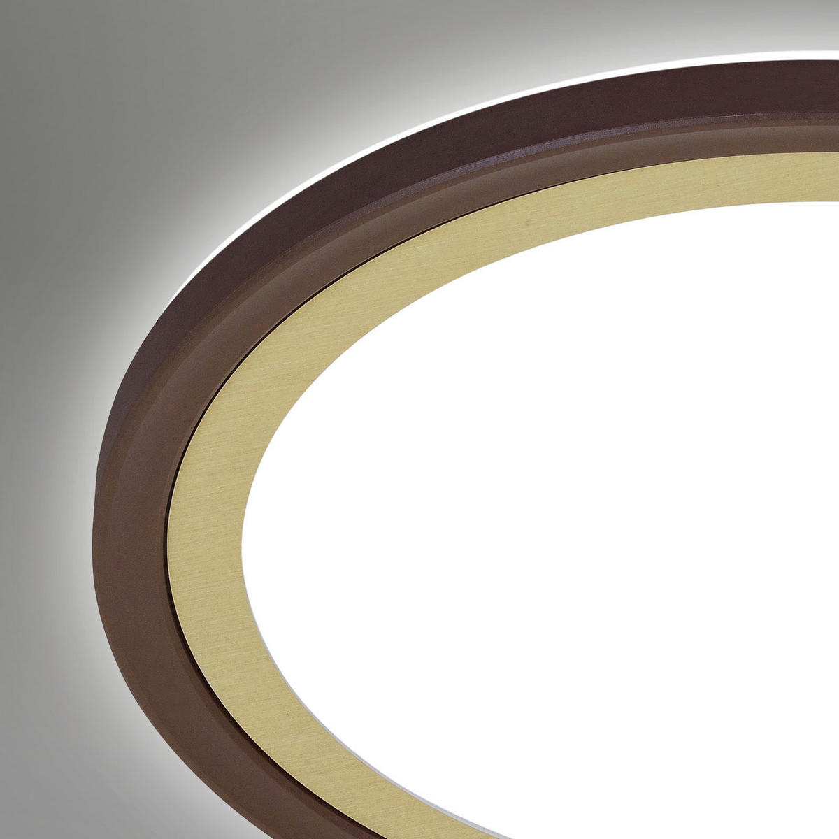 LED PLAFONJERA - braon, Osnovno, plastika (29,3/2,8cm)