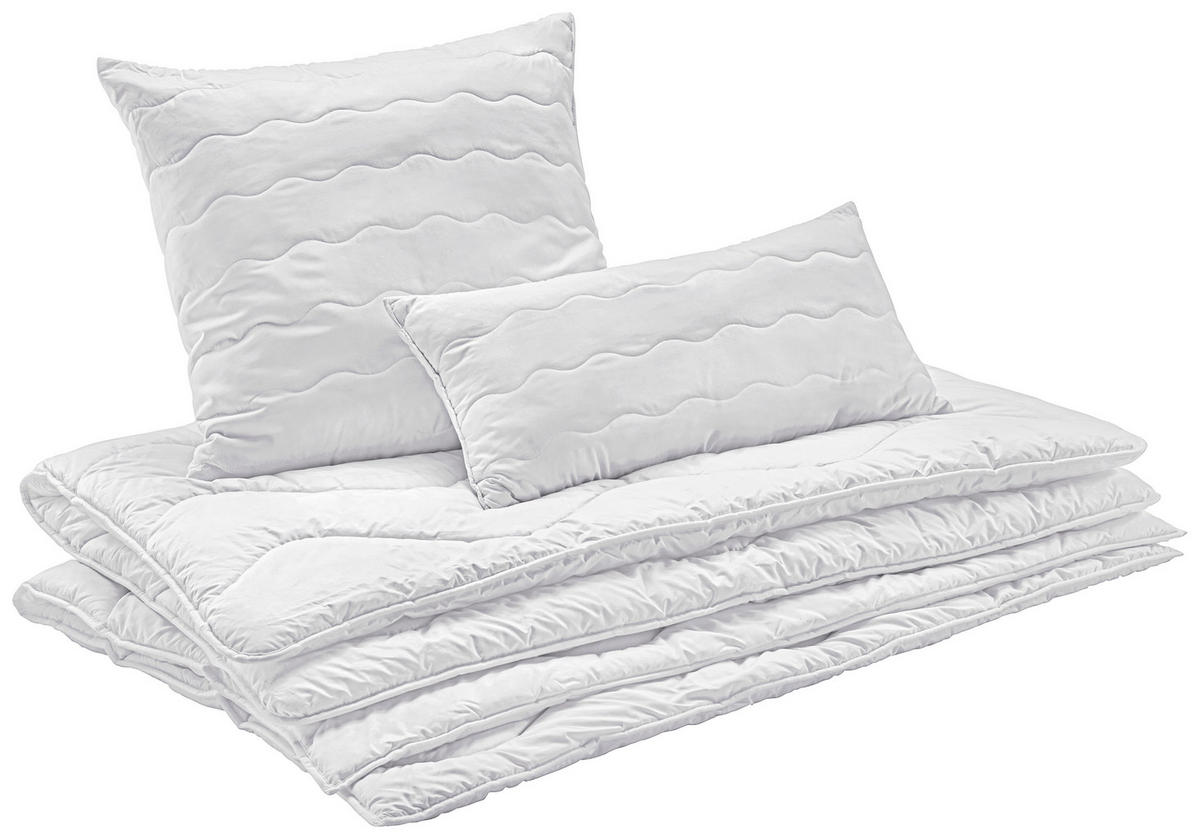 GANZJAHRESDECKE  Levante  135/200 cm   - Weiß, Basics, Textil (135/200cm) - Sleeptex