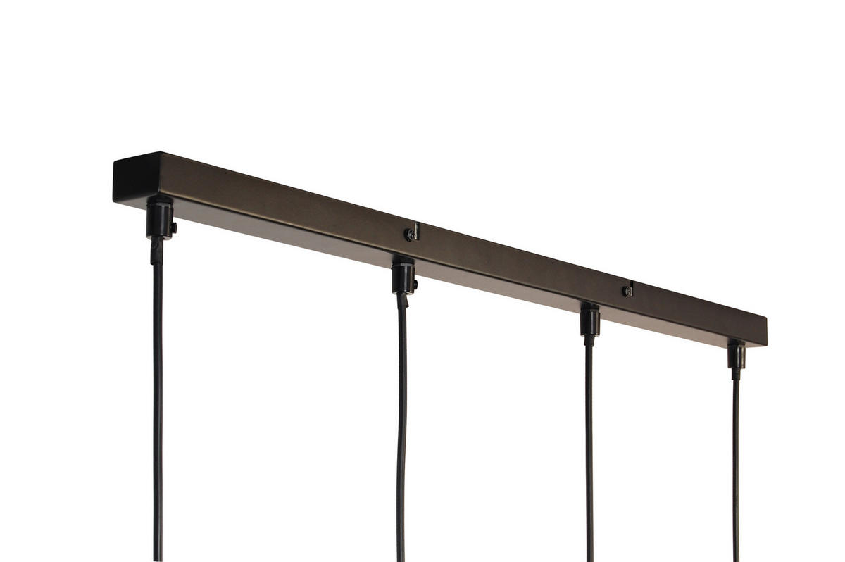 HÄNGELEUCHTE 90/11/112 cm    - Graubraun, Trend, Glas/Metall (90/11/112cm) - Novel