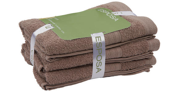 FROTTIERSET 50/90 cm Taupe  - Taupe, KONVENTIONELL, Textil (50/90cm) - Esposa
