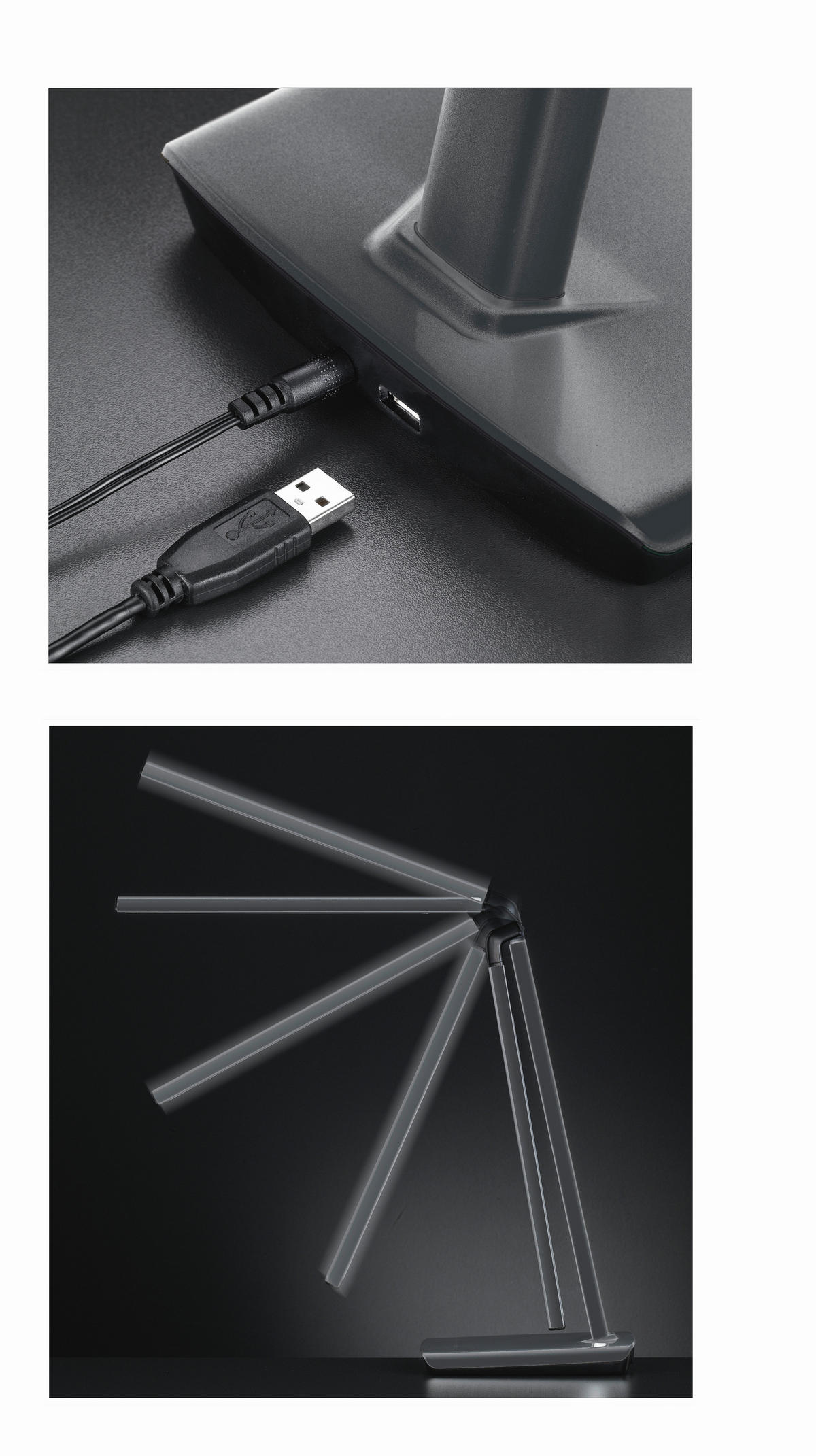 LED-TISCHLEUCHTE - Design, Kunststoff/Metall (20,5/16,5/43,0cm) - Fischer & Honsel