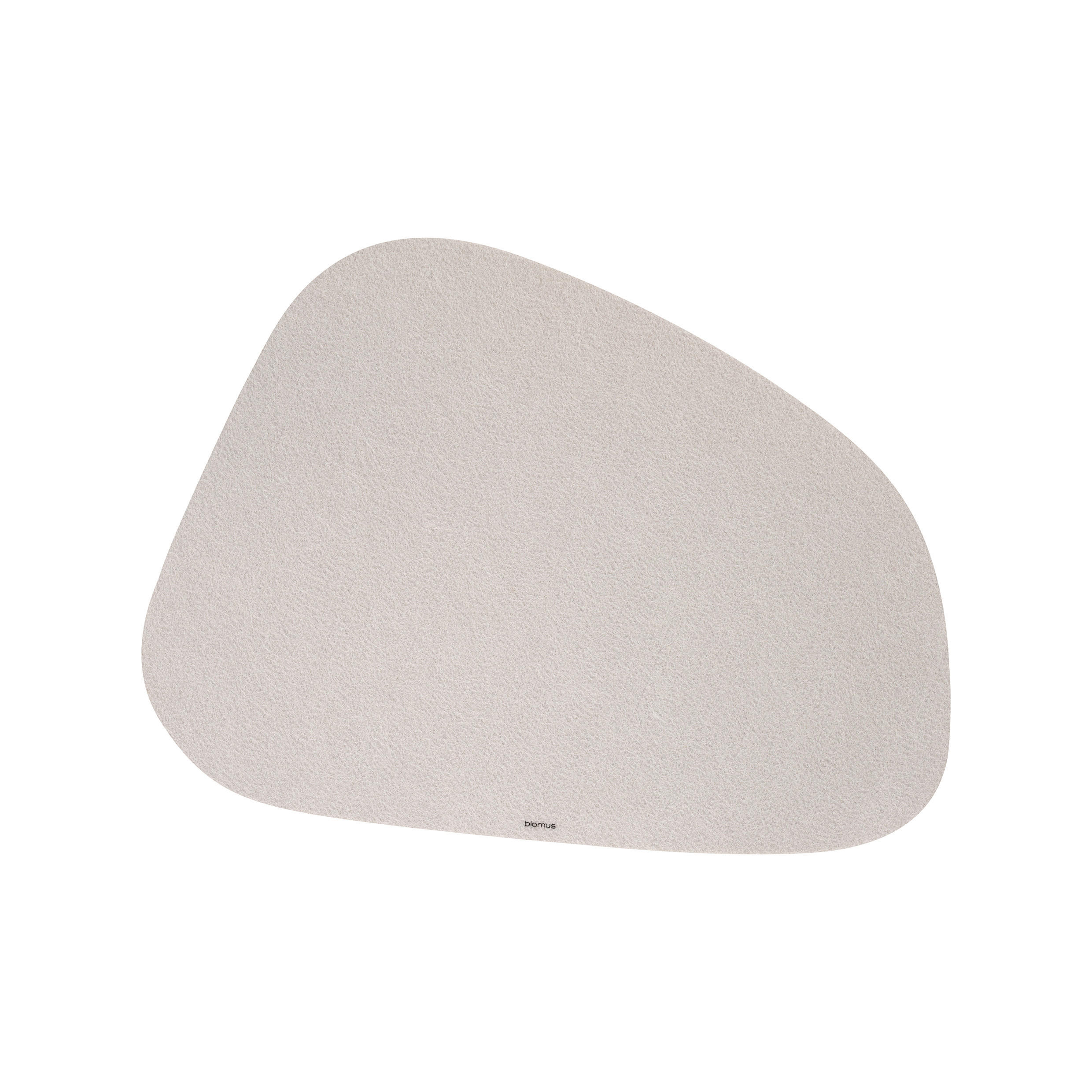 PLATZDECKCHEN Textil Filz Hellgrau  - Hellgrau, Basics, Textil (48,5/35/0,4cm) - Blomus