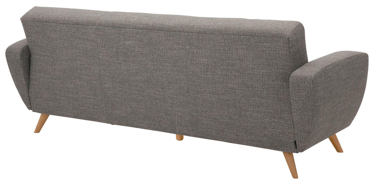 SCHLAFSOFA in Textil Grau  - Naturfarben/Grau, Design, Holz/Textil (230/85/82cm) - Max Winzer