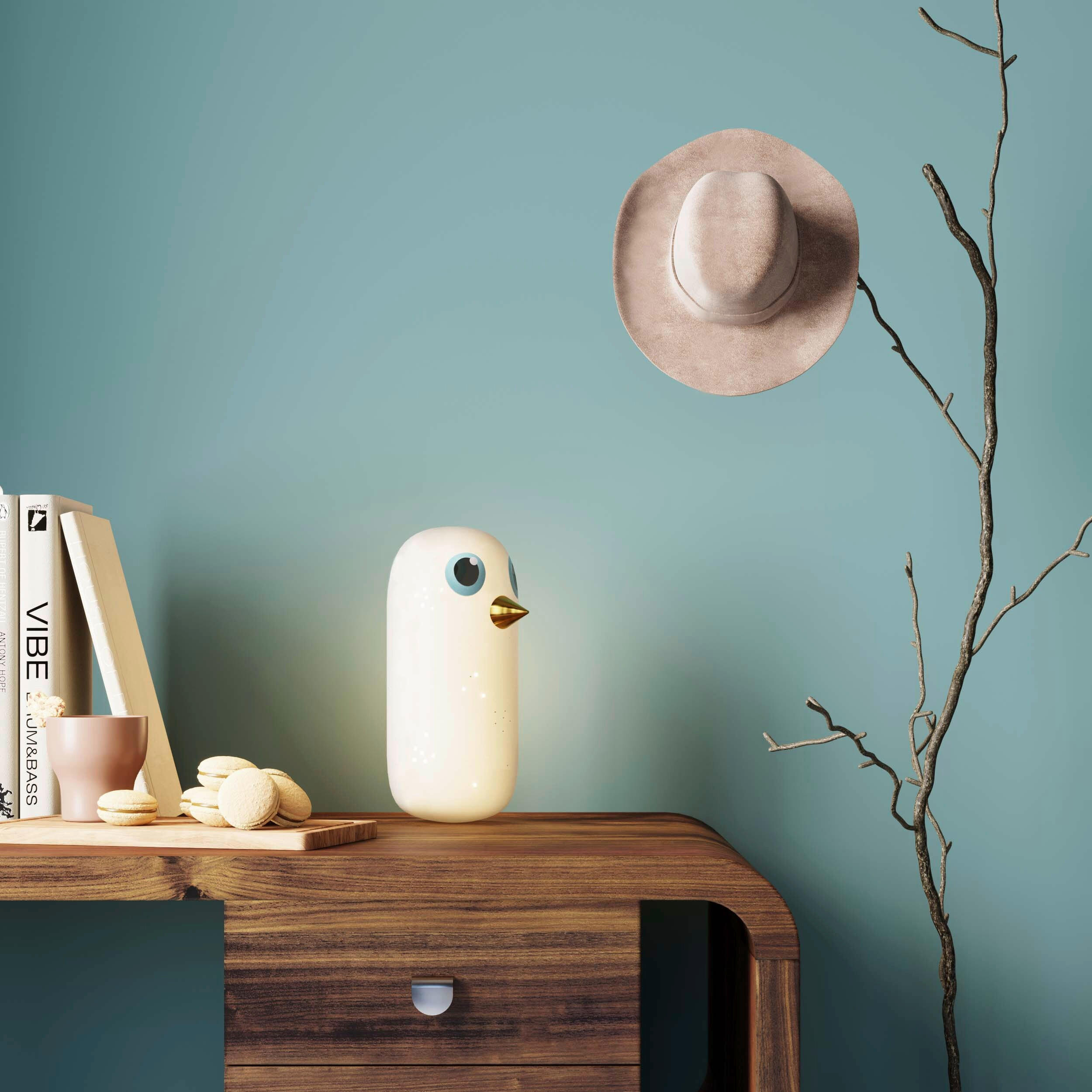 TISCHLEUCHTE Birdie 15,3/33,7/18 cm   - LIFESTYLE, Keramik (15,3/33,7/18cm) - Kare-Design