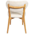 STUHL  Stoffauswahl Webstoff  - Eichefarben/Beige, MODERN, Holz/Textil (51/86/60cm) - Carryhome
