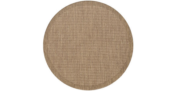 OUTDOORTEPPICH 160 cm GIZA Braun  - Braun, Basics, Textil (160cm) - Novel