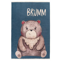 KINDERTEPPICH 115/170 cm  - Braun/Dunkelblau, Trend, Textil (115/170cm) - Ben'n'jen