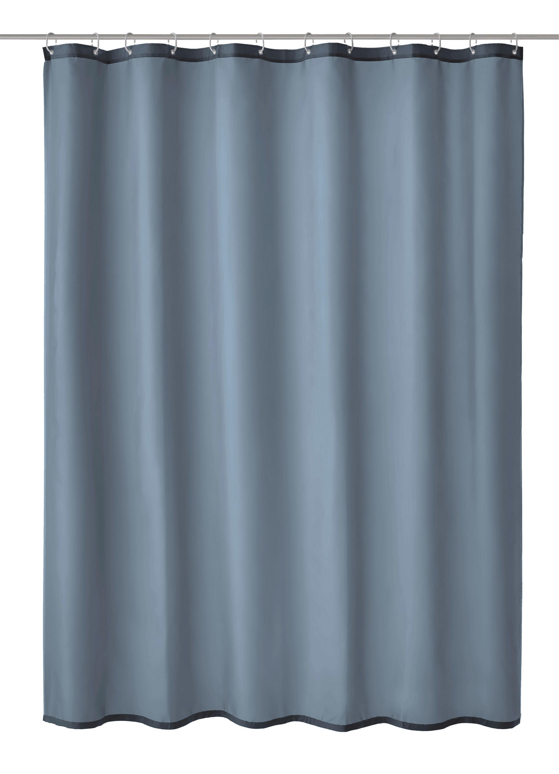 ZUHANYFÜGGÖNY 180/200 cm  - szürkéskék, Basics, textil (180/200cm) - Kleine Wolke