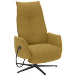 RELAXSESSEL in Textil Currygelb  - Currygelb/Anthrazit, Design, Textil/Metall (71/114/84cm) - Johann Jakob