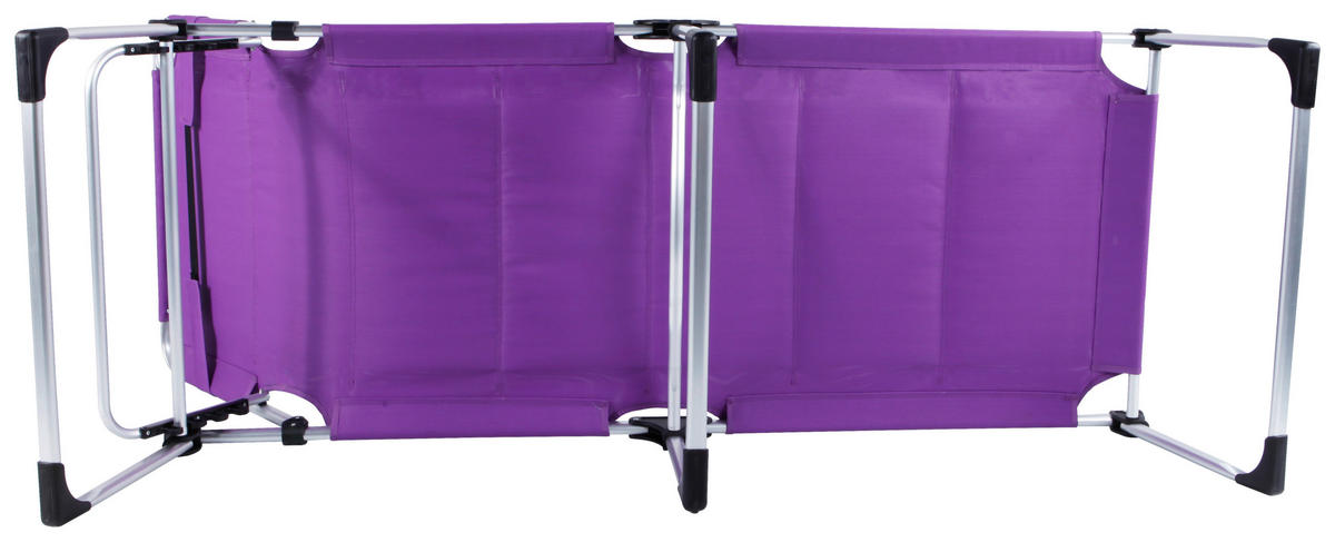 DREIBEINLIEGE 71/40/192 cm  - Lila, MODERN, Textil/Metall (71/40/192cm) - Ambia Garden